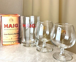 Juego de 4 vasos de whisky Japón de colección NIKKA Haig Barware vaso brandy uso diario - Imagen 1 de 18