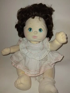 Brunette My Child Doll By Mattel Green/Blue Eyes Curly Hair Made in Taiwan - Picture 1 of 12