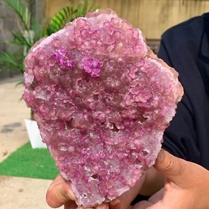 Esemplare minerale cristallo di quarzo fluorite viola naturale 2,32 libbre - Foto 1 di 20