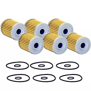 Wix Set of 6 Engine Motor Oil Filters For Arctic Cat Suzuki Yamaha - Picture 1 of 1