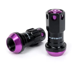 NEW NRG STEEL LUG NUTS SET 12 x 1.5 PURPLE FITS HONDA & ACURA LN-AS600PP-22 - Picture 1 of 3