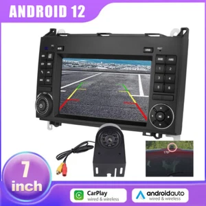 7'' GPS Android 12 Für Mercedes Benz A/B W169 W245 Navi Carplay & Rückfahrkamera - Picture 1 of 23