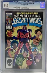 MARVEL SUPER HEROES SECRET WARS 2 CGC 9.4 WHITE PAGES 1984 - Picture 1 of 3