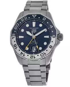 New Tag Heuer Aquaracer Professional 300 Blue Dial Men's Watch WBP2010.BA0632 - Afbeelding 1 van 3