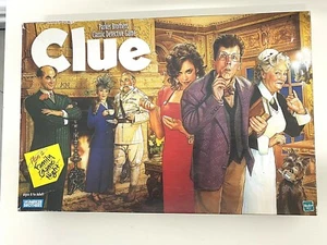 Juego de detectives clásico Hasbro 1996 vintage CLUE Parker Brothers 100 % completo - Imagen 1 de 9