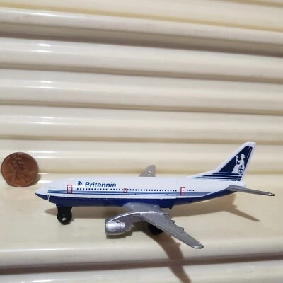 MATCHBOX Intl. Thailand SB40 1992 Sky Busters BRITANNIA BOEING 737-300 Nu No Bx - Image 1 of 4