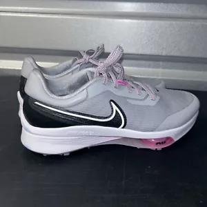 🔥SZ 11.5 Nike Air Zoom Infinity Tour NEXT% Golf Shoe DC5221-060 Gray Pink Men - Picture 1 of 4
