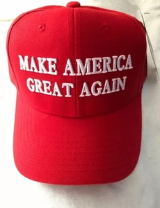 🇺🇸 Hochwertige Mütze _MAGA 45th President Donald Trump Classic Rot - Original - Bild 1 von 5