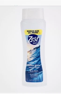 Zest Simply Ocean Wave Frais Body Wash 15.2fl. oz. In. Moisture W/Sea Minerals - Image 1 of 3
