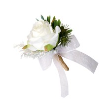  La Mariée Épinglette Rose Fleurs De Revers Mariage Boutonnière