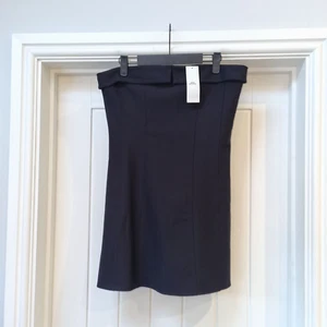 Women’s Urban Outfitter Strapless Black Mini Dress Back Zip Size Medium BNWT - Picture 1 of 5