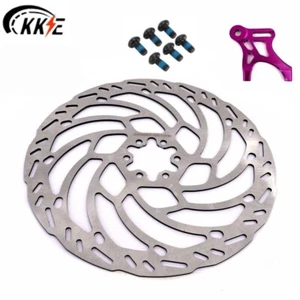 Disco de freno trasero KKE 220 MM y soporte de rotor apto para SurRon Light Bee X 2023-2024 púrpura - Imagen 1 de 14