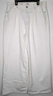 Ana A New Approach Women's High Rise Wide Leg White Jeans Plus Size 18 $54 Nwt - Image 1 of 4