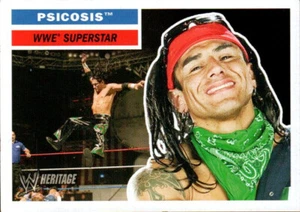 Tarjeta de lucha libre Topps Heritage WWE 2005 #43 Psicosis - Imagen 1 de 2