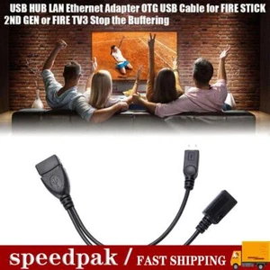 NEU Cable Adapter For Firestick Fire Stick Amazon TV USB USB UK OTG N add A~US - Picture 1 of 8