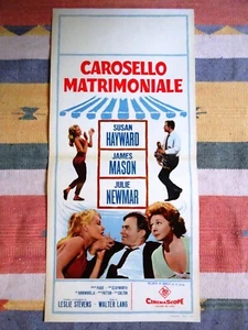 Locandina CAROSELLO MATRIMONIALE 1961 JAMES MASON The Marriage-Go-Round Poster - Foto 1 di 1