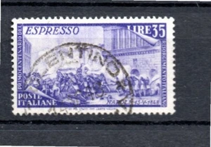 Italy 1948 old Battle of Napels (Express) stamp (Michel 760) used - Picture 1 of 2
