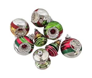 8 - Radko Shiny Brite Einzug Reflektor Glas Christbaumschmuck - Bild 1 von 7