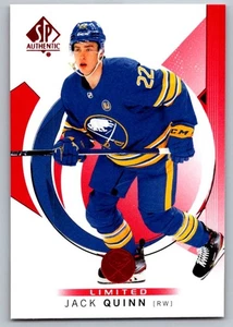 2024-25 SP Auténtico Limitado Red Jack Quinn Buffalo Sabres #57 - Imagen 1 de 2