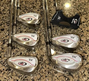 Top Flite XL (6-PW + Putter) Men’s RH Golf Club Set w/ Steel Uniflex Shafts - Picture 1 of 17