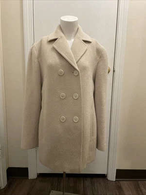 Woman's Prague Vanilla Wool Alpaca Lined Double Breasted Blazer/ Coat Sz XL - Image 1 of 4