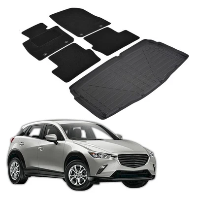 Kofferraumwanne Fußmatten Set Für Mazda CX-3  Ab 2015 - Bild 1 von 4