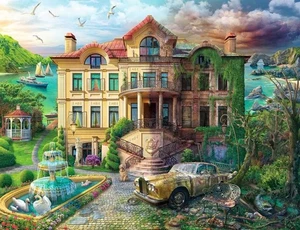 NEW Ravensburger 2000 Pieces Jigsaw Puzzle Cove Manor Echoes - Picture 1 of 2