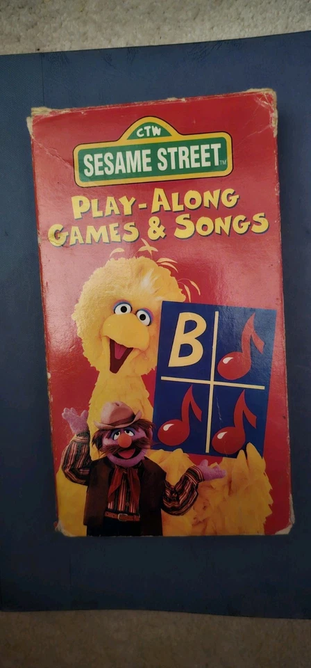 Sesame Street Play-Along Gamea & Songs Vhs - Image 1 of 1
