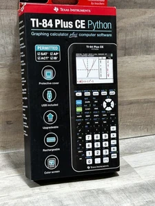 Texas Instruments 84 Plus CE Python Graphing Calculator - Black - Picture 1 of 3