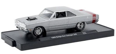 DODGE Dart Swinger 340 - 1969 - silvergrey - M2 1:64 - Bild 1 von 4