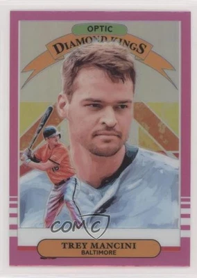 2019 Panini Donruss Optic Diamond Kings Pink Prizm Trey Mancini #5 - Image 1 of 2