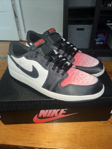 Nike Air Jordan 1 Retro Low OG PSG Sail Off Noir infrarossi 23 taglia 13