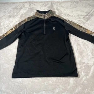 Browning Large Camo Jacket Pullover Zip Up Hunting/Outdoors Free Shipping - Picture 1 of 10