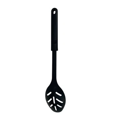 Calphalon 14" Black Nylon Plastic Cooking Serving Slotted Spoon - Image 1 of 4