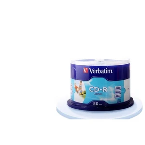 Verbatim Printable CD-R 700MB 52X Blank Discs for MP3 Music  - Foto 1 di 3