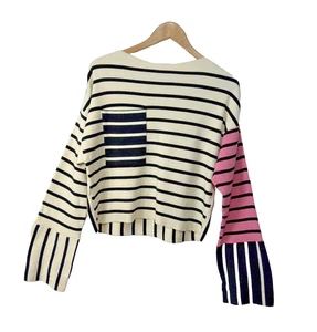 Jersey para mujer CELINE Phoebe Philo Era a rayas ALGODÓN (M) ITALIA Internacional - Imagen 1 de 9