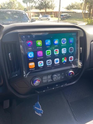 Android 13 Carplay For 2014-2018 Chevy Silverado GMC Sierra Car Stereo Radio GPS - Image 1 of 4