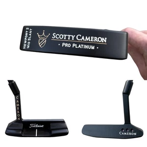 Putter Scotty Cameron PRO PLATINUM NEWPORT 2 ELITE NEGRO INCLINACIÓN MEDIA con CUBIERTA - Imagen 1 de 21