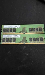 Samsung 16GB (2x8GB) DDR4 2666 1RX8 PC4-2666V RAM desktop Memory - Photo 1/1