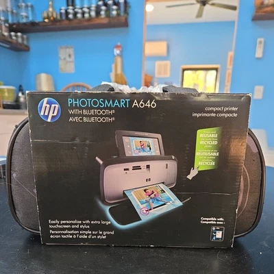 HP Photosmart A646 Digital Compact Photo Inkjet Printer w/ Bluetooth  - Image 1 of 4