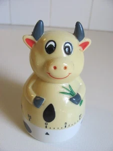 Novelty "Cow" Kitchen Mechanical Kitchen Timer - Picture 1 of 4