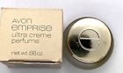 Vintage Avon Emprise Ultra Creme Perfume .66 Ounce Old Dried Up Sale Box & Jar
