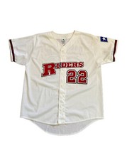 Frisco RoughRiders Ian Kinsler #22 Autographed Baseball Jersey Men's XL RARE EUC