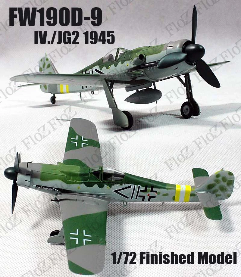 WWII German Fw190 D-9 IV./JG2 1945 1/72 aircraft finished plane Easy model - Image 1 of 4