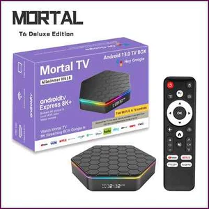 Hot 2024 Mortal T6 Android 12 Home Theater Set Top Box WIFI 6 Allwinner H618 Qua - Picture 1 of 32