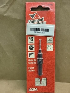 Broca avellanadora Vermont American #6 tornillo piloto 16506 Screwmate EE. UU. - Imagen 1 de 5