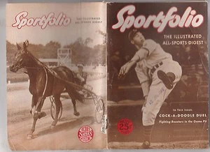 SPORTFOLIO THE ILLUSTRATED ALL SPORTS DIGEST AUGUST 1946-BOB FELLER - Picture 1 of 4