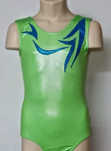 ANGEBOT Turnanzug, Gymnastikanzug Modell Modell LM-14049 *Grüm/Blau* - Lycra - Bild 1 von 1