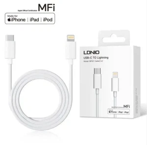 MFI Certified USB-C to Lightning Fast Power Cabler For iPhone 14/13/12/11 - Picture 1 of 3