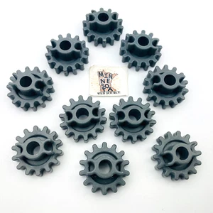 10 Knex Small 1" Gray Locking Gears - K'nex Stem Education Replacement Parts - Picture 1 of 3